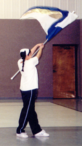 Diana doing the butterfly.
